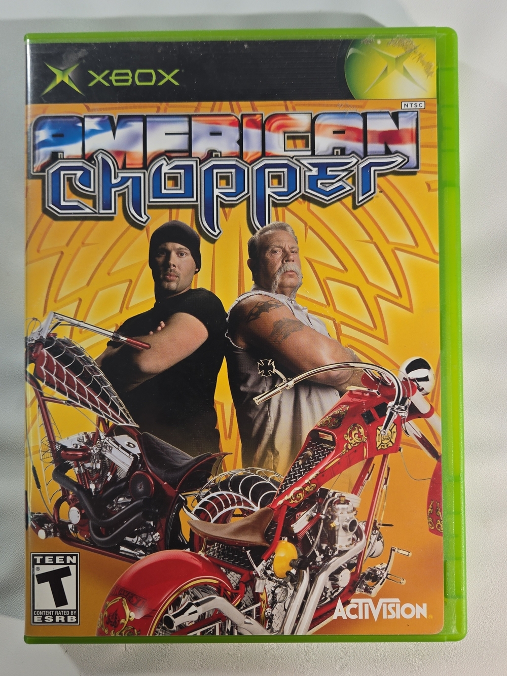 Microsoft Xbox American Chopper (Green, Yellow, Red)